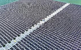 China First All-seawater Floating PV Project Put Into Use