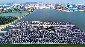 China First All-seawater Floating PV Project Put Into Use