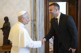 Pope Leo XIV Receives Montenegro PM - Vatican