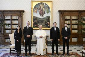 Pope Leo XIV Receives Montenegro PM - Vatican
