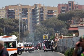 An Explosion at A Service Station Injures at Least 21 People - Rome