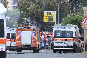 An Explosion at A Service Station Injures at Least 21 People - Rome
