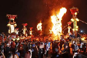 Lantern festival in quake-hit central Japan town