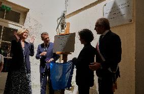 Macron Visits the Renew Claude Debussy's House - Saint-Germain-en-Laye