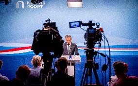 PM Dick Schoof Speaks At Press Conference - The Hague