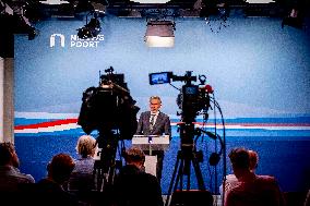 PM Dick Schoof Speaks At Press Conference - The Hague