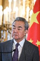 Presser with Jean-Noel Barrot and Wang Yi - Paris