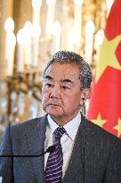 Presser with Jean-Noel Barrot and Wang Yi - Paris