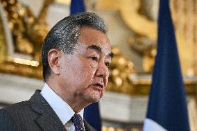 Presser with Jean-Noel Barrot and Wang Yi - Paris