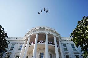 USAF Flyover in Washington