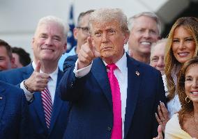 President Trump Signs Tax Bill at the White House in Washington