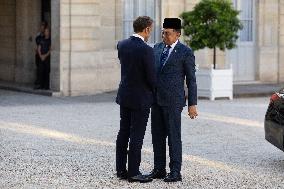 Emmanuel Macron Welcomes Malaysian Prime Minister - Paris RL