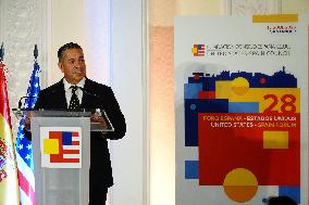 The King Presides The Opening of the Spain-US Forum - Santander