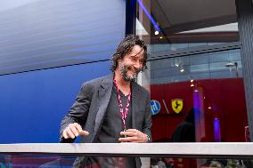 Keanu Reeves At F1 British GP - UK