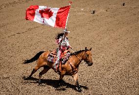 Bareback Rodeo Action At Calgary Stampede - Canada