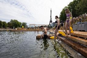Opening day of the Grenelle Seine bathing site - Paris RL