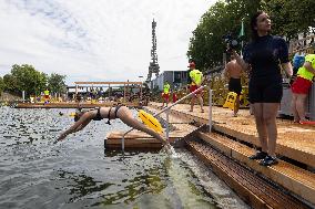 Opening day of the Grenelle Seine bathing site - Paris RL