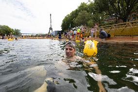 Opening day of the Grenelle Seine bathing site - Paris RL
