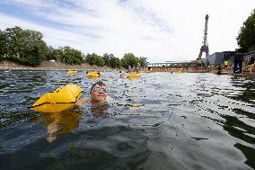 Opening day of the Grenelle Seine bathing site - Paris RL