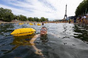 Opening day of the Grenelle Seine bathing site - Paris RL