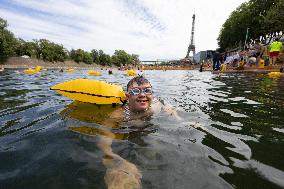 Opening day of the Grenelle Seine bathing site - Paris RL