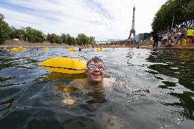 Opening day of the Grenelle Seine bathing site - Paris RL