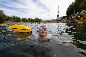 Opening day of the Grenelle Seine bathing site - Paris RL
