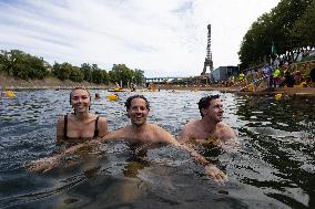 Opening day of the Grenelle Seine bathing site - Paris RL
