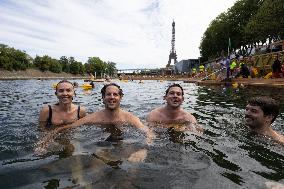 Opening day of the Grenelle Seine bathing site - Paris RL