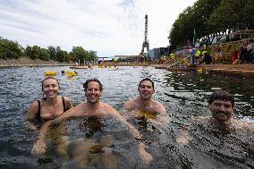 Opening day of the Grenelle Seine bathing site - Paris RL
