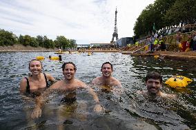 Opening day of the Grenelle Seine bathing site - Paris RL