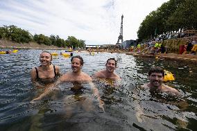 Opening day of the Grenelle Seine bathing site - Paris RL
