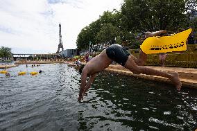 Opening day of the Grenelle Seine bathing site - Paris RL