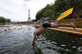 Opening day of the Grenelle Seine bathing site - Paris RL
