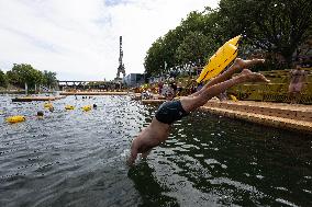 Opening day of the Grenelle Seine bathing site - Paris RL