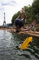 Opening day of the Grenelle Seine bathing site - Paris RL