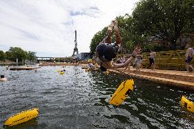 Opening day of the Grenelle Seine bathing site - Paris RL