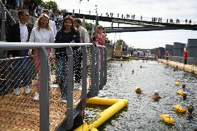 Opening Day Of The Grenelle Seine Bathing Site - Paris