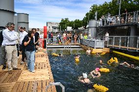 Opening Day Of The Grenelle Seine Bathing Site - Paris