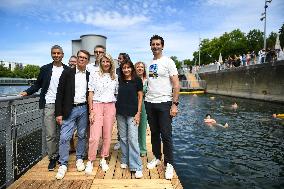 Opening Day Of The Grenelle Seine Bathing Site - Paris