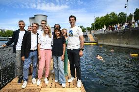 Opening Day Of The Grenelle Seine Bathing Site - Paris