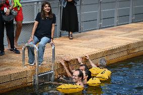 Opening Day Of The Grenelle Seine Bathing Site - Paris