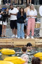Opening day of the Pont Marie Seine bathing site - Paris RL