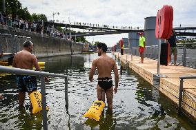 Opening Day Of The Grenelle Seine Bathing Site - Paris
