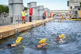 Opening Day Of The Grenelle Seine Bathing Site - Paris