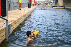Opening Day Of The Grenelle Seine Bathing Site - Paris