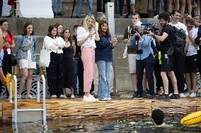 Opening day of the Pont Marie Seine bathing site - Paris RL