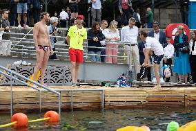 Opening day of the Pont Marie Seine bathing site - Paris RL