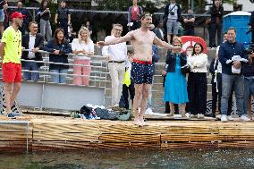 Opening day of the Pont Marie Seine bathing site - Paris RL