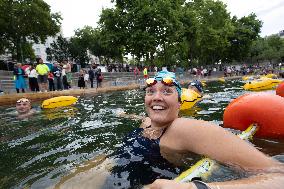 Opening day of the Pont Marie Seine bathing site - Paris RL